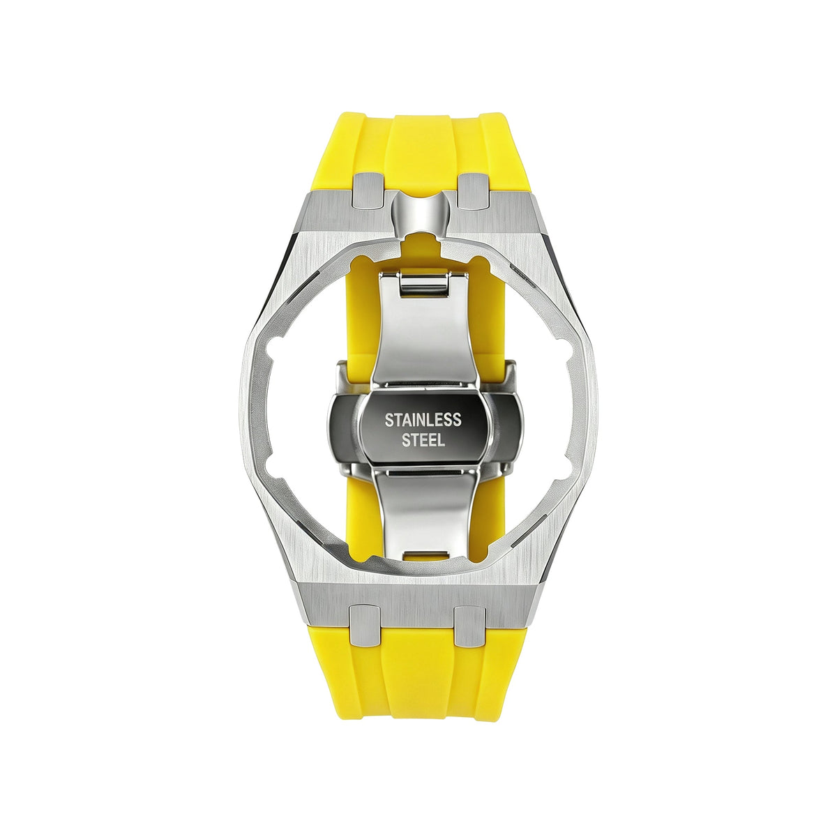 GALE Strap Exclusive Steel Case & Silicone Strap With Cradle