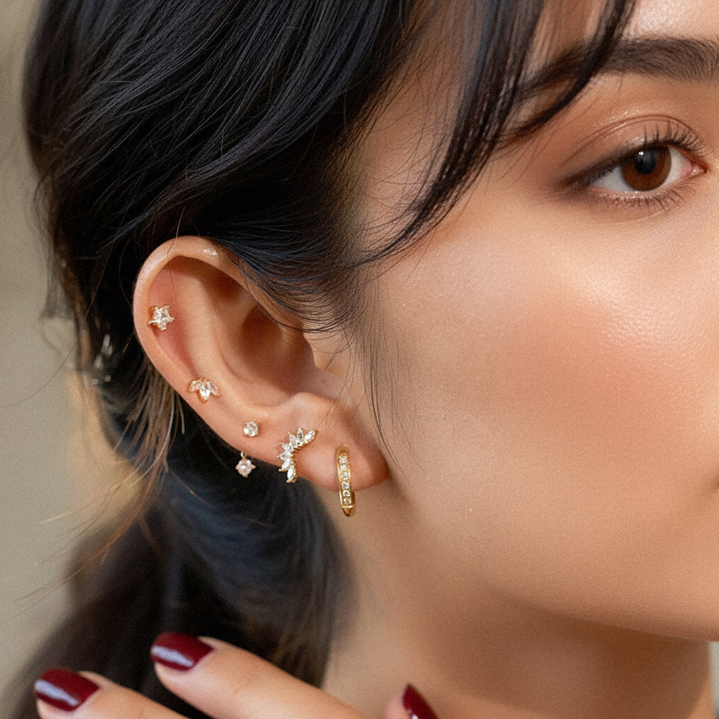 [GALE]Essential Diamond Earrings Bundle