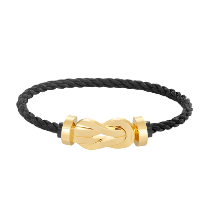 [GALE]CHANCE LARGE 8 FIGURE BUCKLE NO DIAMOND BRACELET GOLD