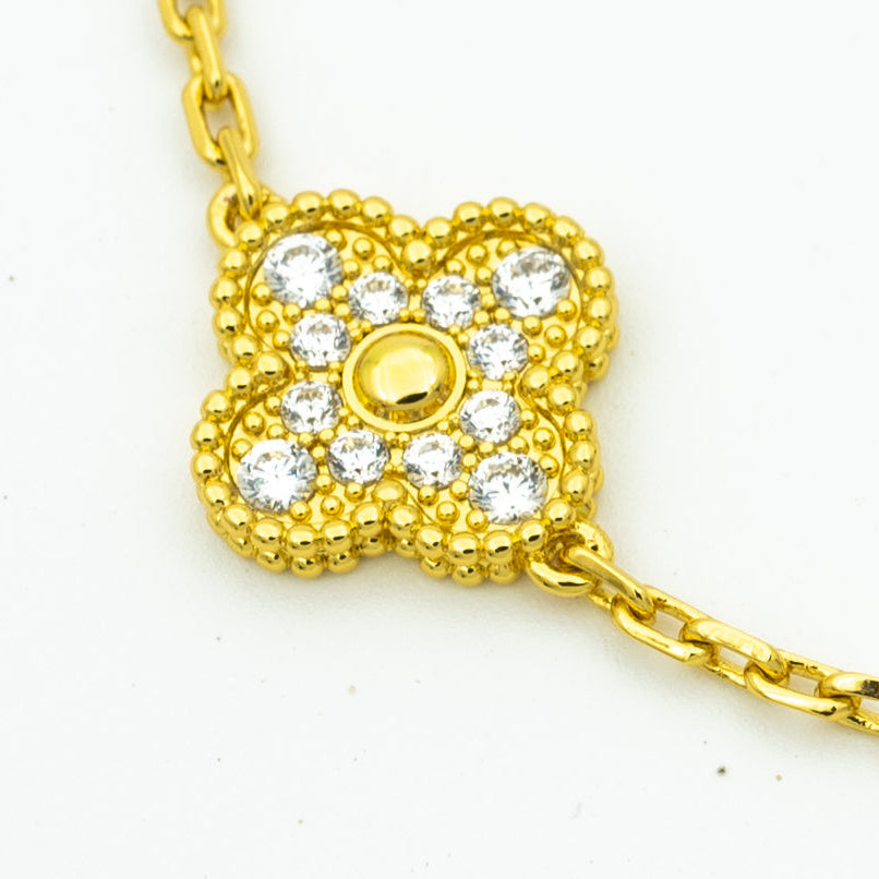 [GALE] CLOVER 5 MOTIF LASER BRACELET COLLECTION