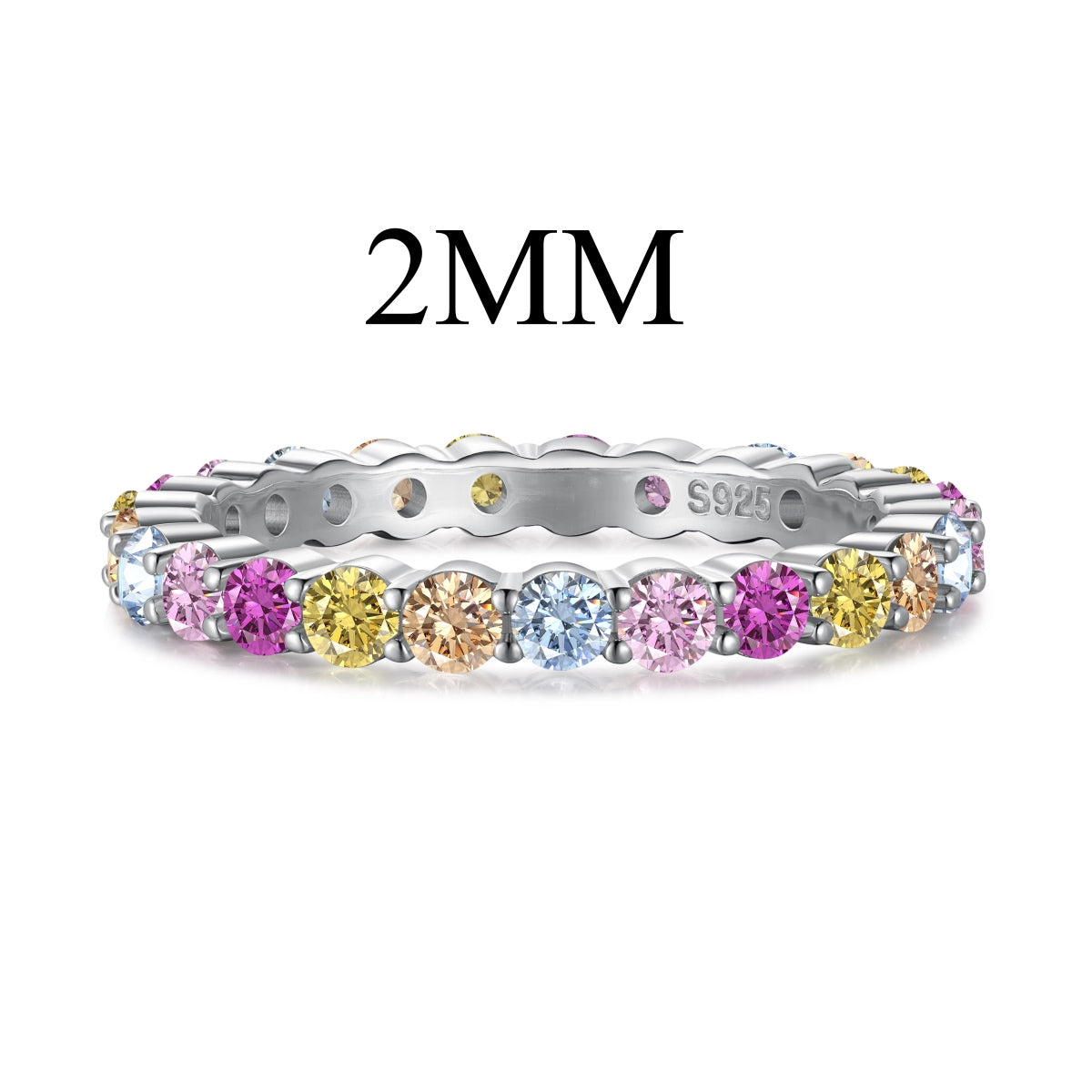 [GALE]Dazzling Resplendent Round Cut Party Ring