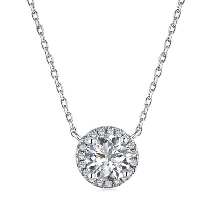 [GALE]Luxurious Round Cut Necklace