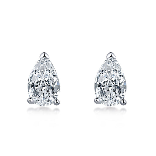 [GALE]Ornate Water Drop Shape Earrings
