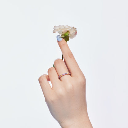 [GALE]Dazzling Resplendent Round Cut Party Ring