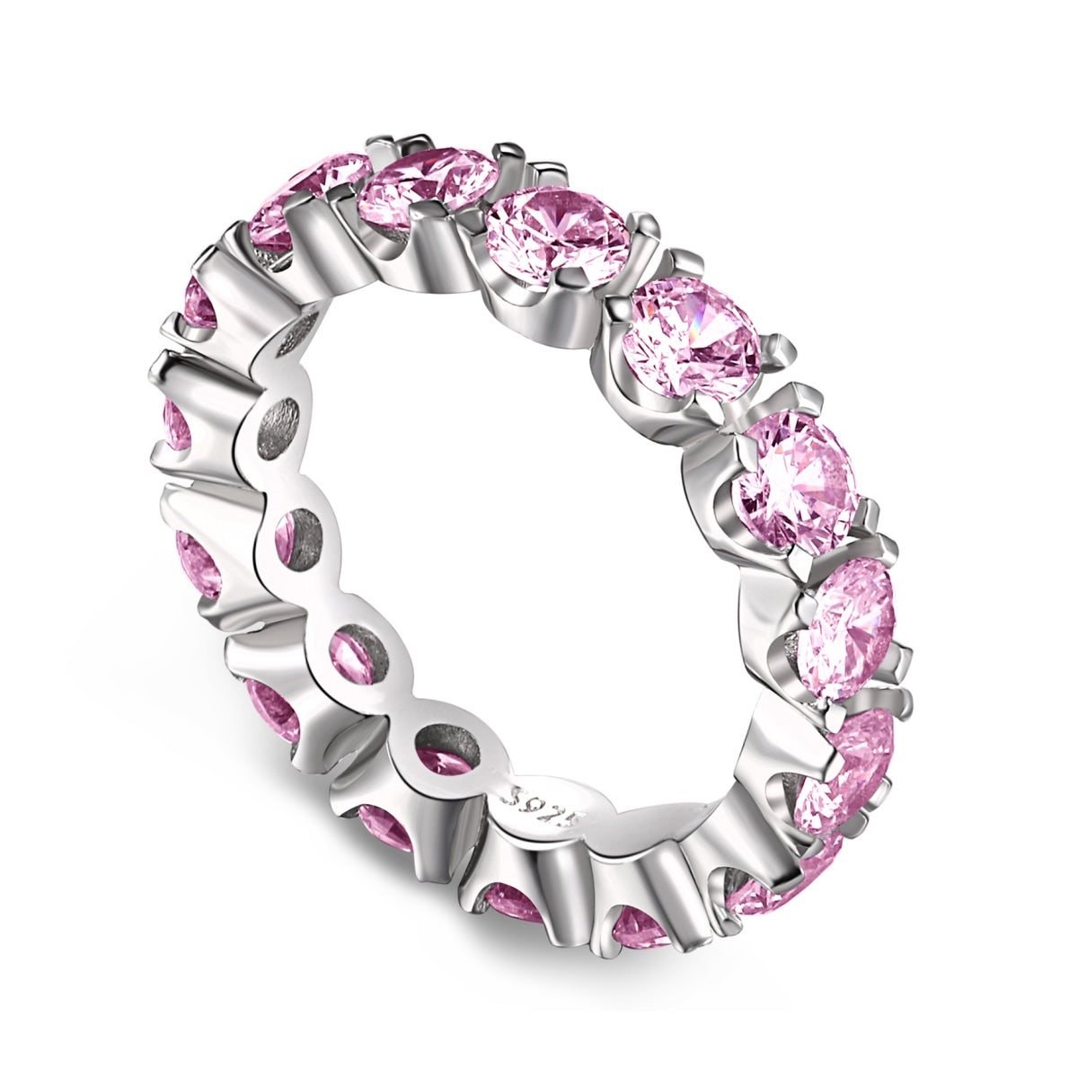 [GALE]Eternity Round Cut Tennis Ring