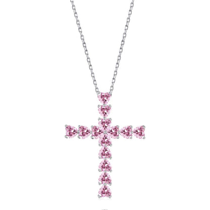 [GALE]Radiant Cross Shape Necklace