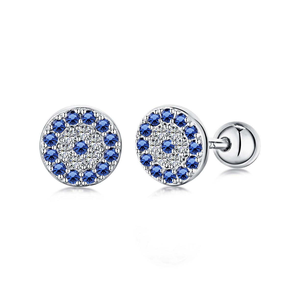 [GALE]Devil's Eye Ear Bone Nail Earrings