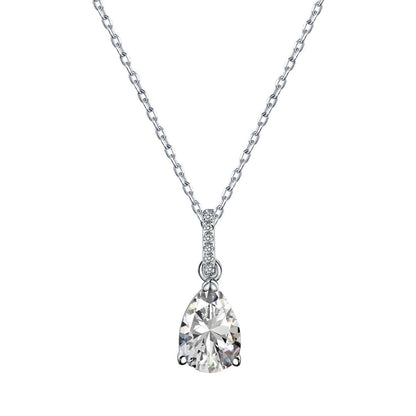 [GALE]Delicate Water Drop Shape Fashion Necklace