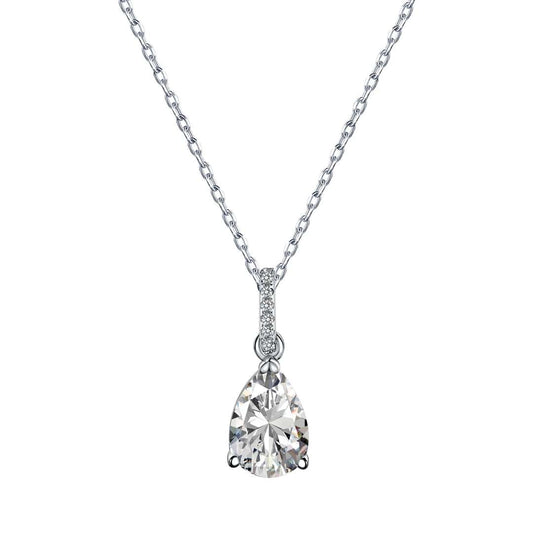 [GALE]Delicate Water Drop Shape Fashion Necklace