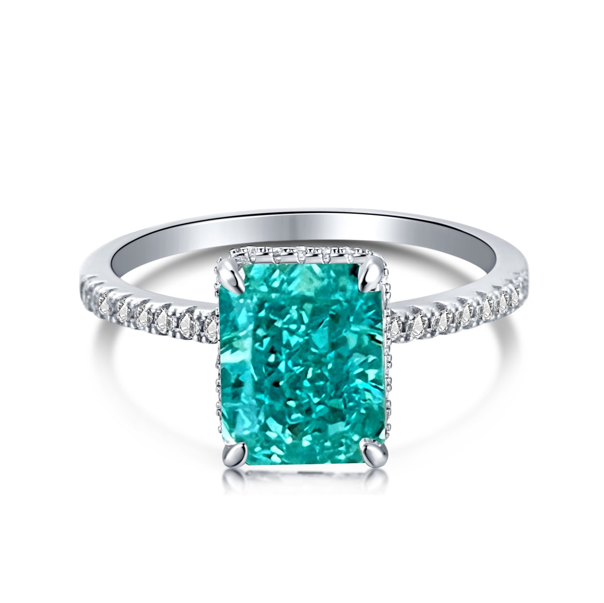 [GALE]4.0 Carat Luxurious Engagement Ring