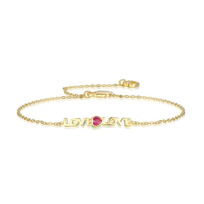 [GALE]Romantic Heart Shape Lover Bracelet