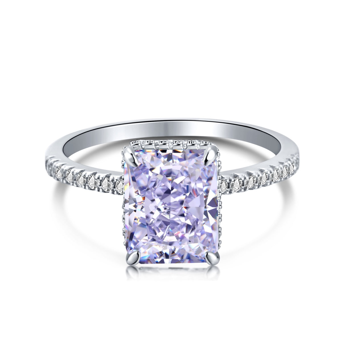 [GALE]4.0 Carat Luxurious Engagement Ring