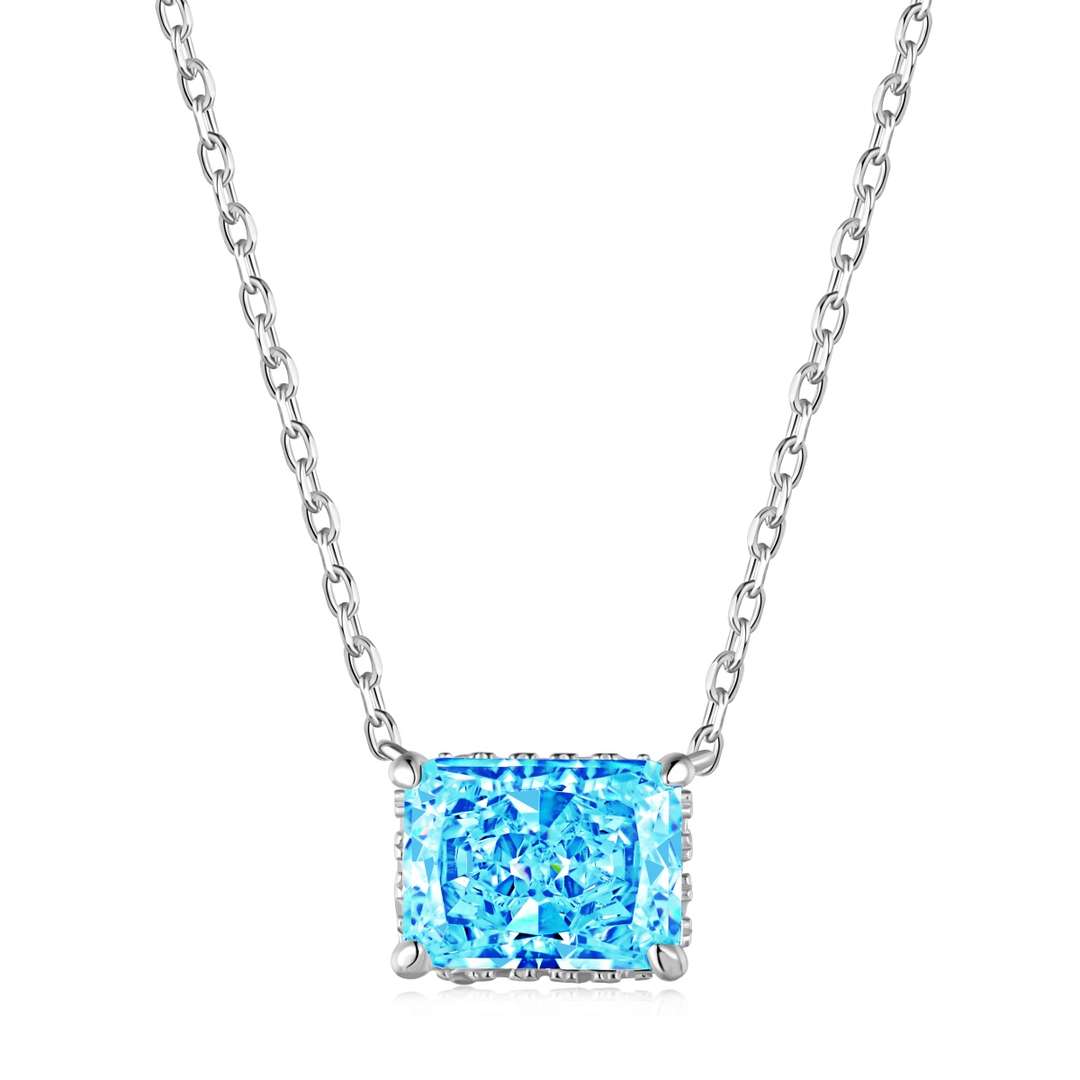 [GALE]Luxurious Square Shape Colorful Necalack