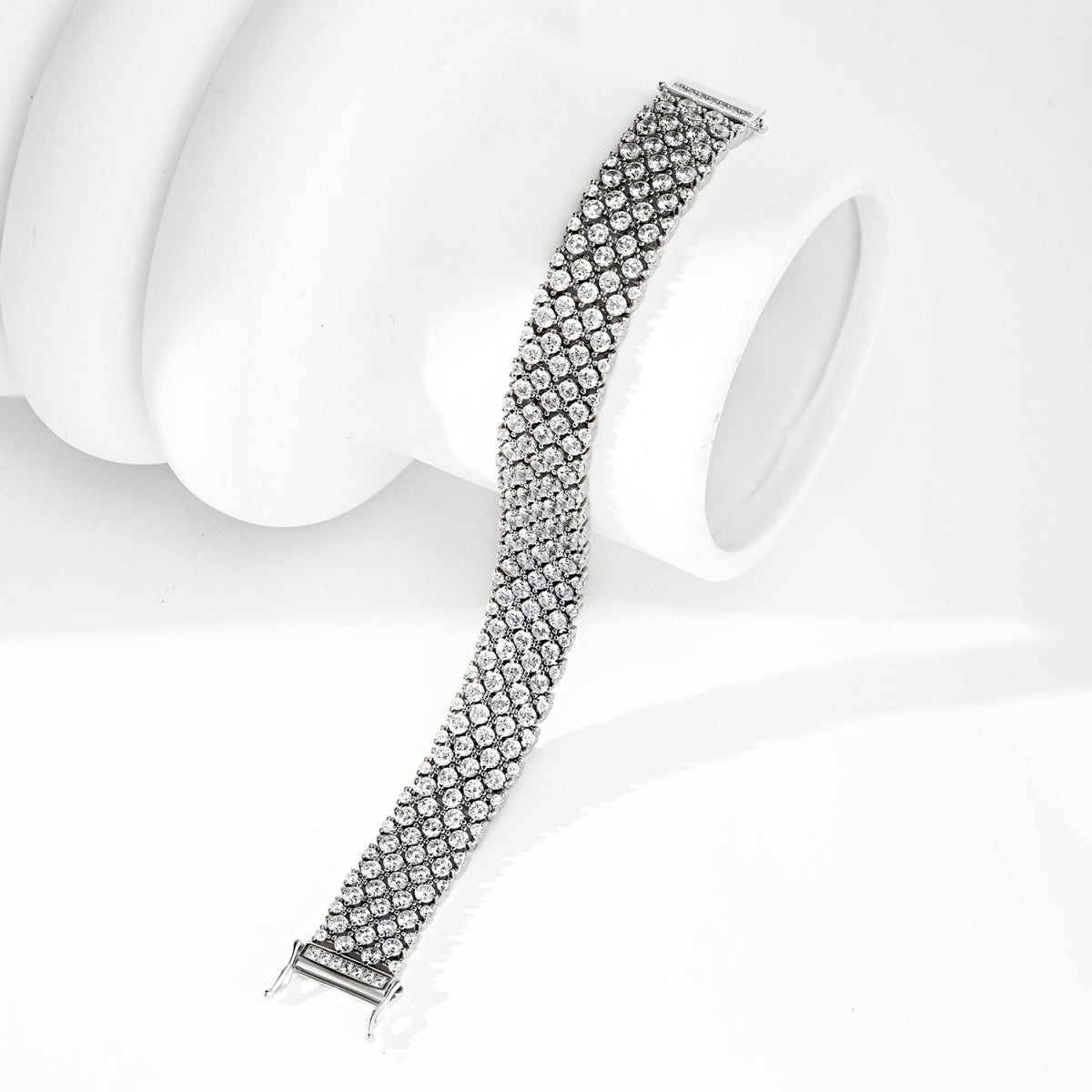 [GALE]Ornate Elegant Round Cut Party Bracelet