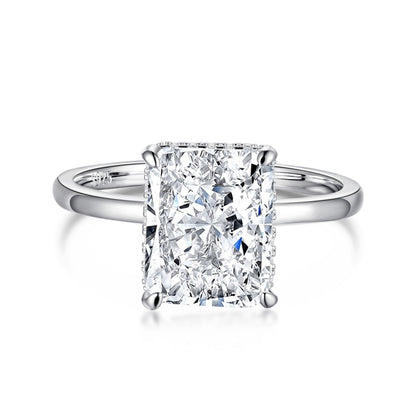 [GALE]4.0 Carat Ornate Enchanting Radiand Cut Banquet Ring