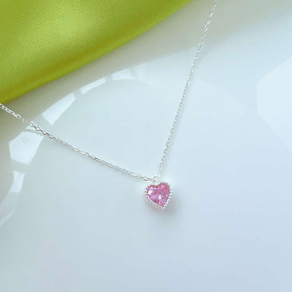 [GALE]Ornate Heart Shape Necklace