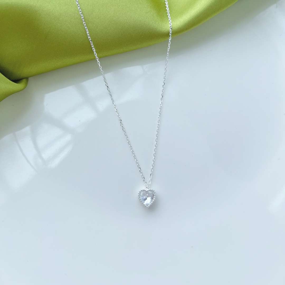 [GALE]Ornate Heart Shape Necklace