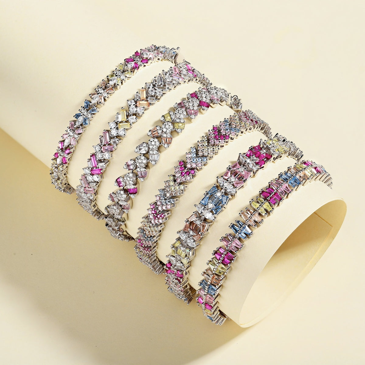 [GALE]Dainty Exquisite Flower Shape Daily Bracelet