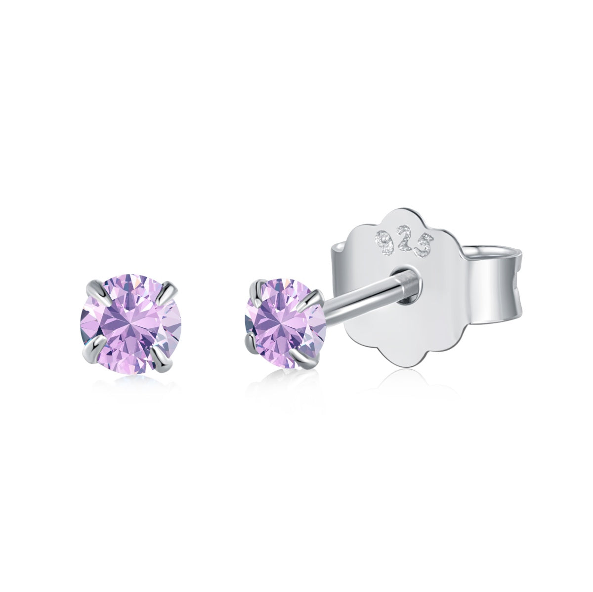 [GALE]Delicate Solitaire Earrings