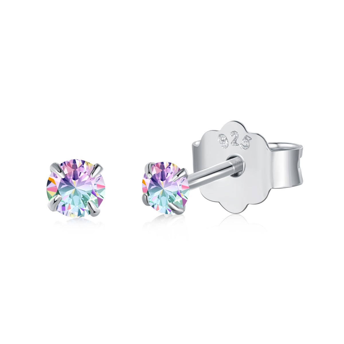 [GALE]Delicate Solitaire Earrings