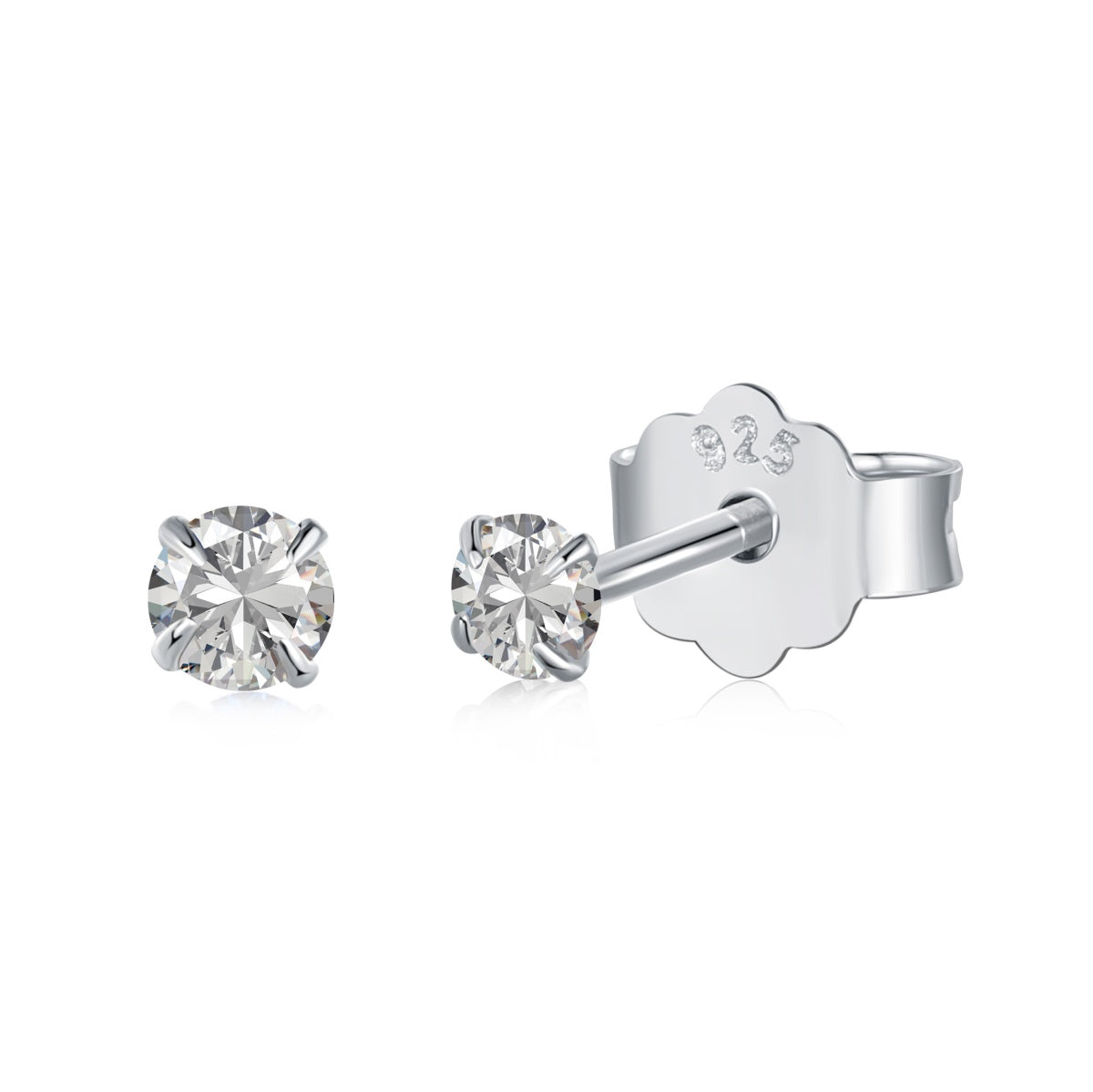 [GALE]Delicate Solitaire Earrings
