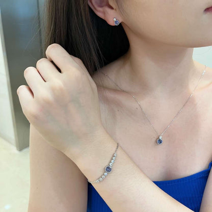 [GALE]Luxurious Heart Of The Ocean Bracelet
