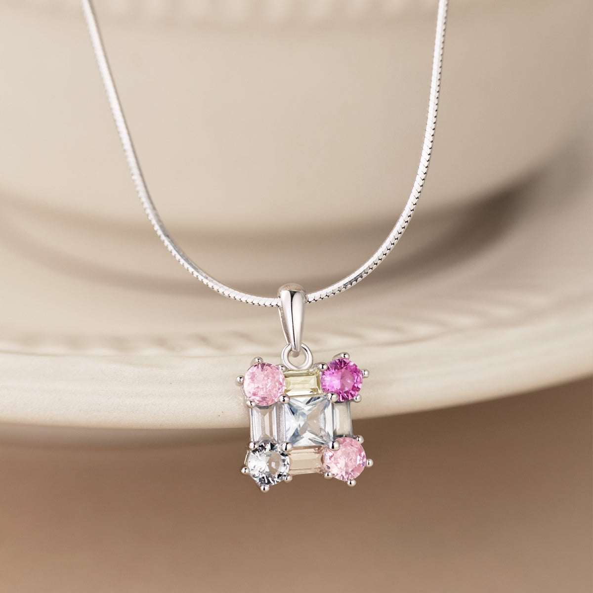[GALE]Gorgeous Multi Colorful Necklace