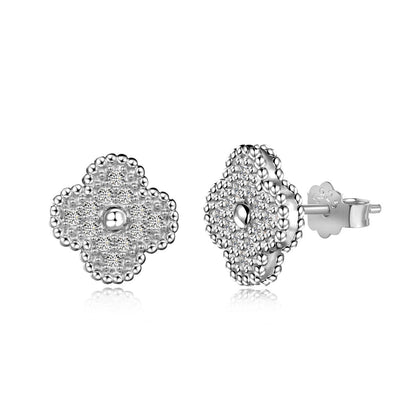 [GALE]Four Leaf Clover Fashion Earrings