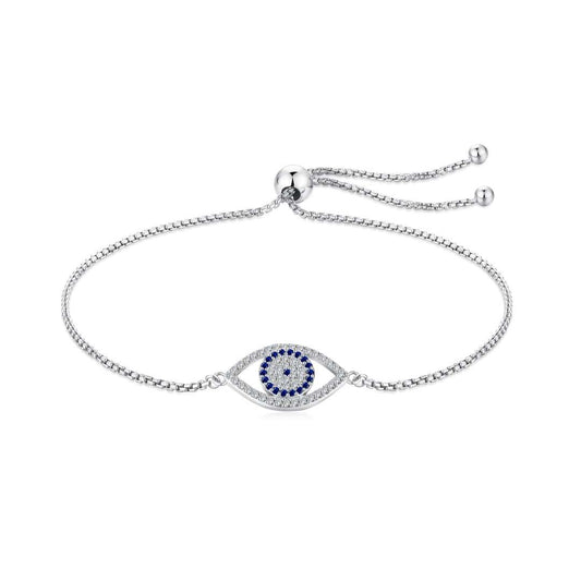 [GALE]Dazzling Eye Shape Necklace