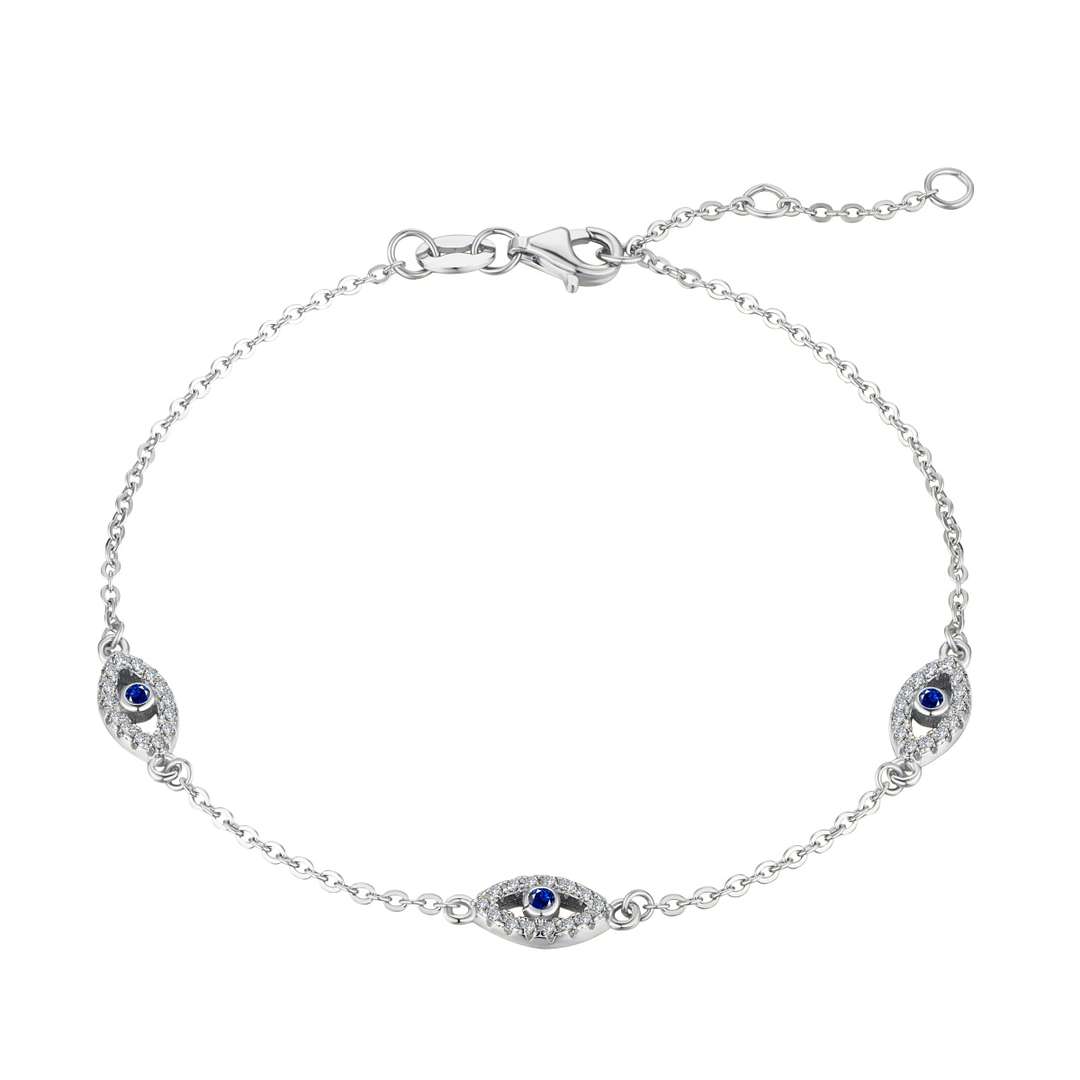[GALE]Evil Eye Shape Pendent Necklace