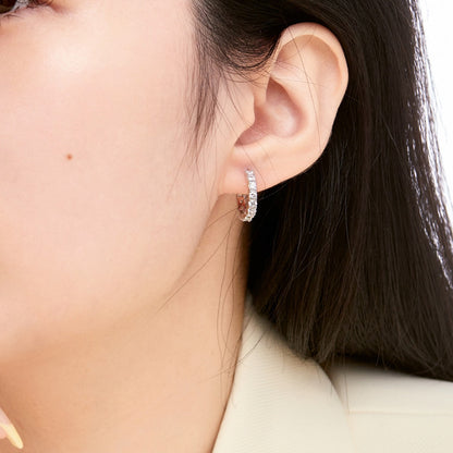 [GALE]Radiant Colorful Round Cut Earrings
