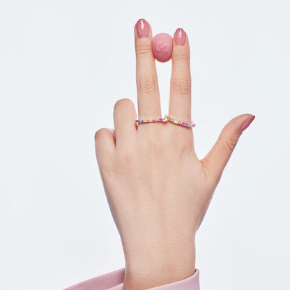 [GALE]Lively In Shades Elegant Radiant Cut Daily Ring