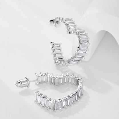 [GALE]Radiant Heart Cutout Earrings