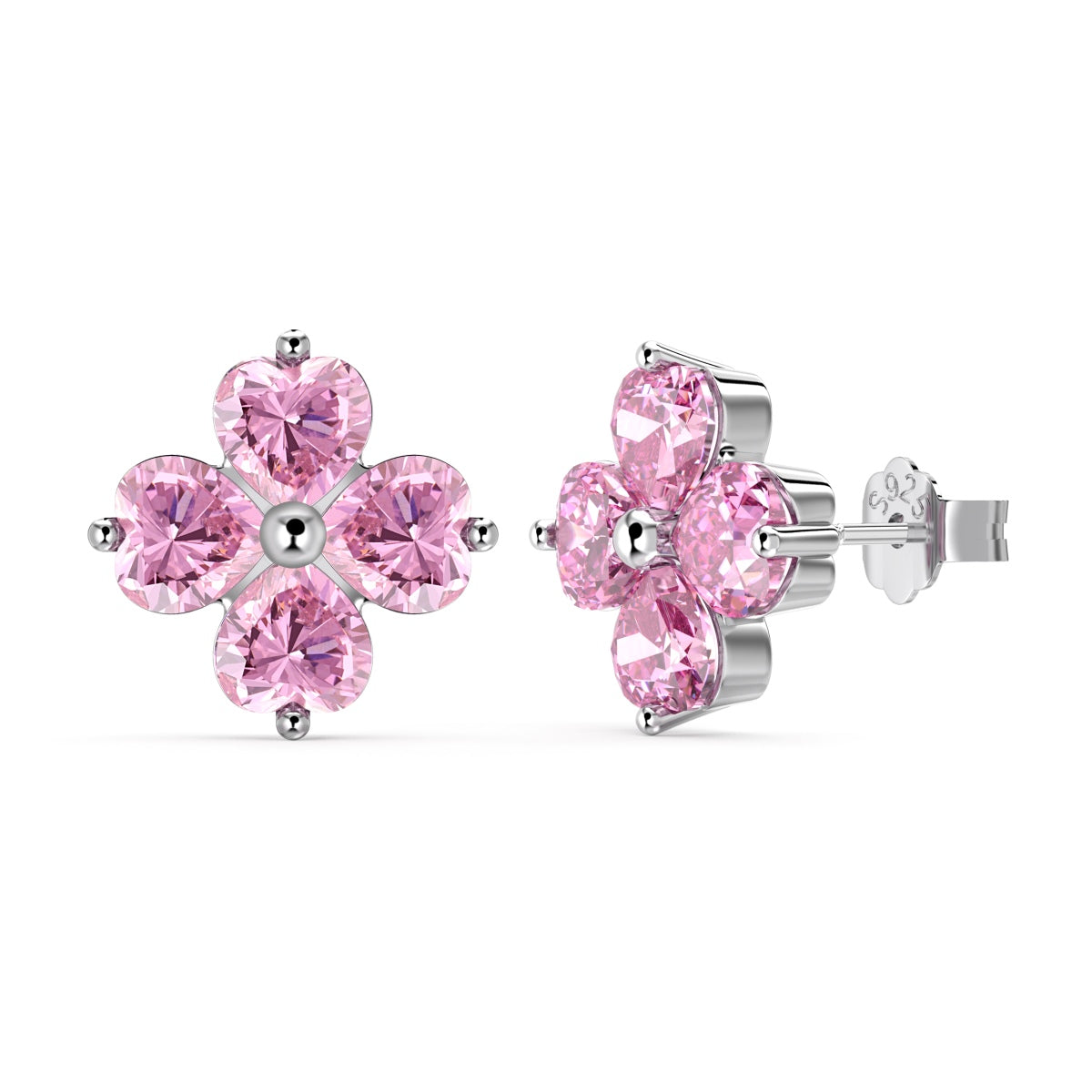 [GALE]Four-Leaf Clover Ball Earrings