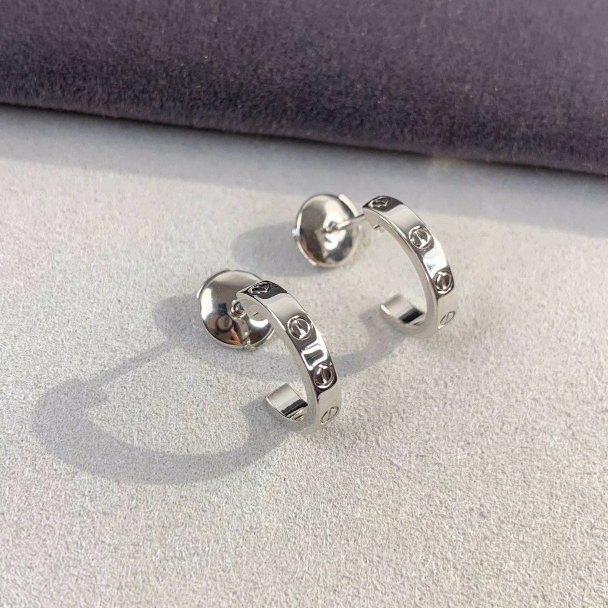 [GALE] LOVE OHRRINGE 2,65 MM SILBER 