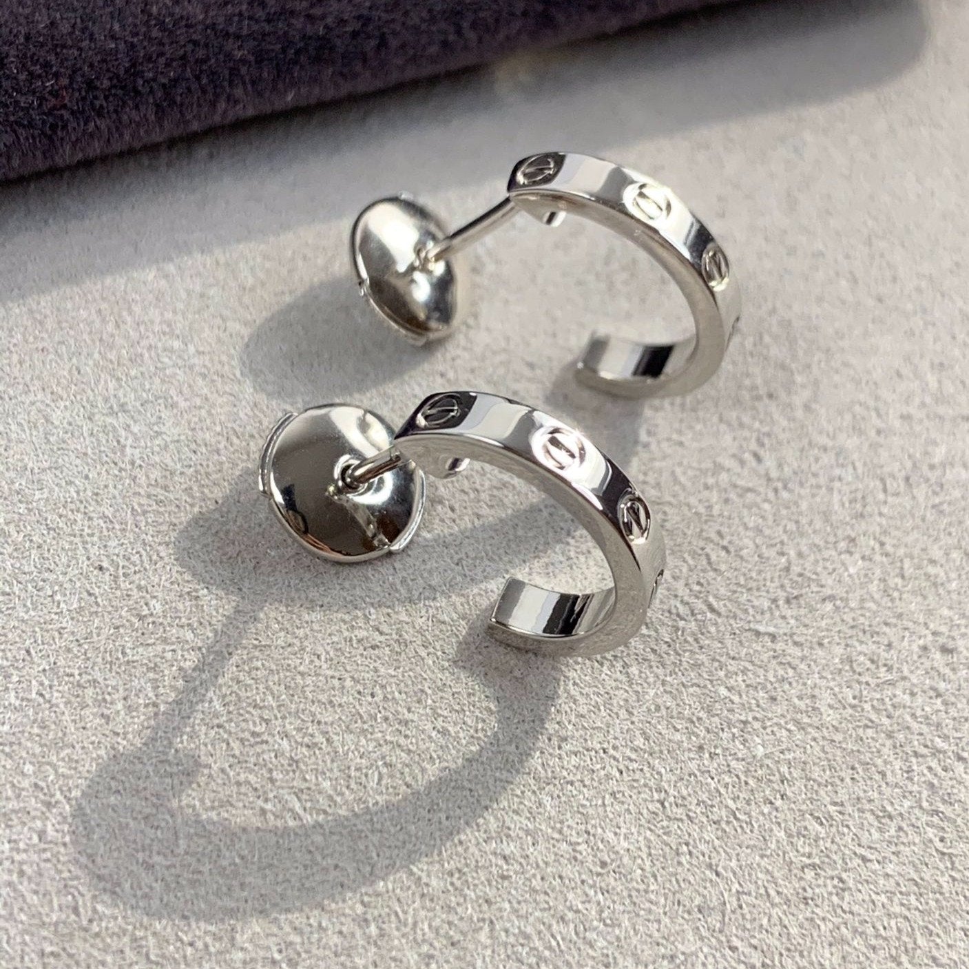 [GALE] LOVE OHRRINGE 2,65 MM SILBER 