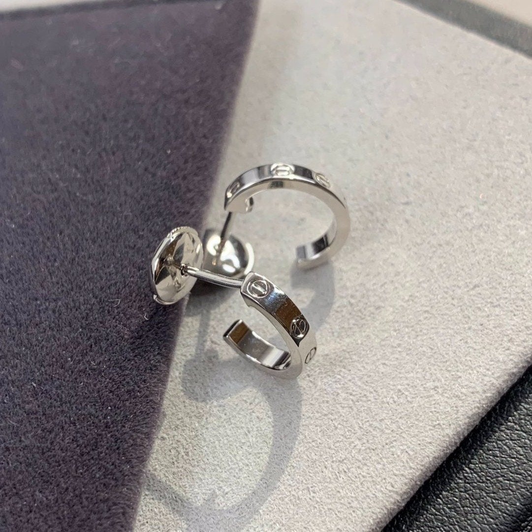 [GALE] LOVE OHRRINGE 2,65 MM SILBER 