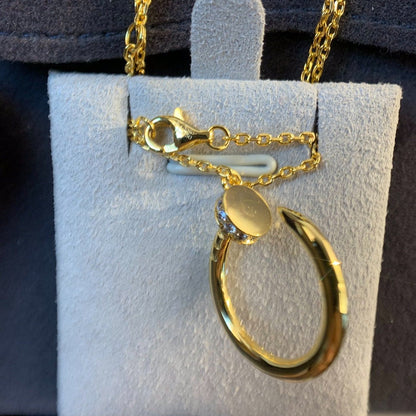 [GALE]JUSTE-HALSKETTE MIT GOLDDIAMANTEN 