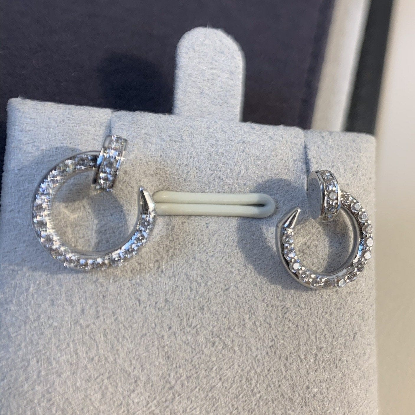 [GALE]JUSTE OHRRINGE SILBER DIAMANTEN 