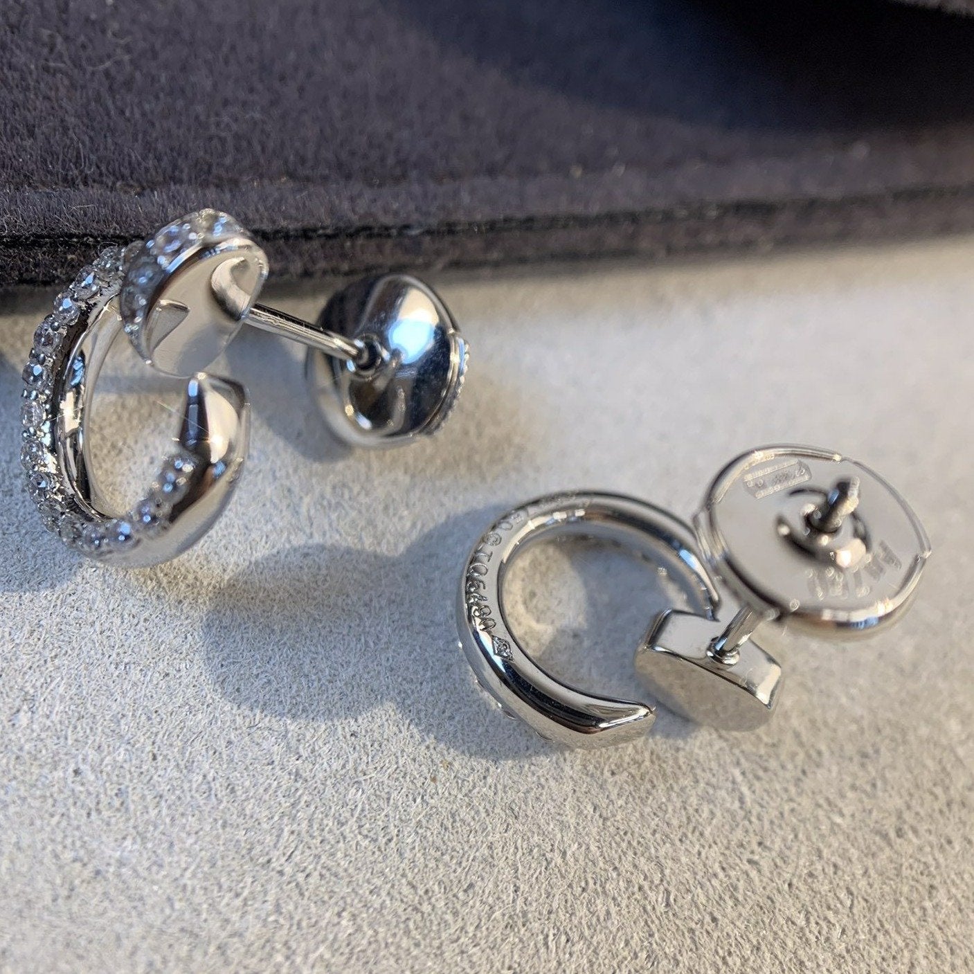 [GALE]JUSTE OHRRINGE SILBER DIAMANTEN 