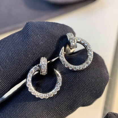 [GALE]JUSTE OHRRINGE SILBER DIAMANTEN 
