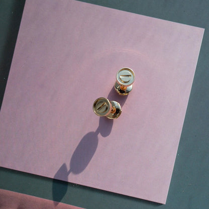 [GALE] LOVE OHRRINGE ROSÉGOLD 10MM
