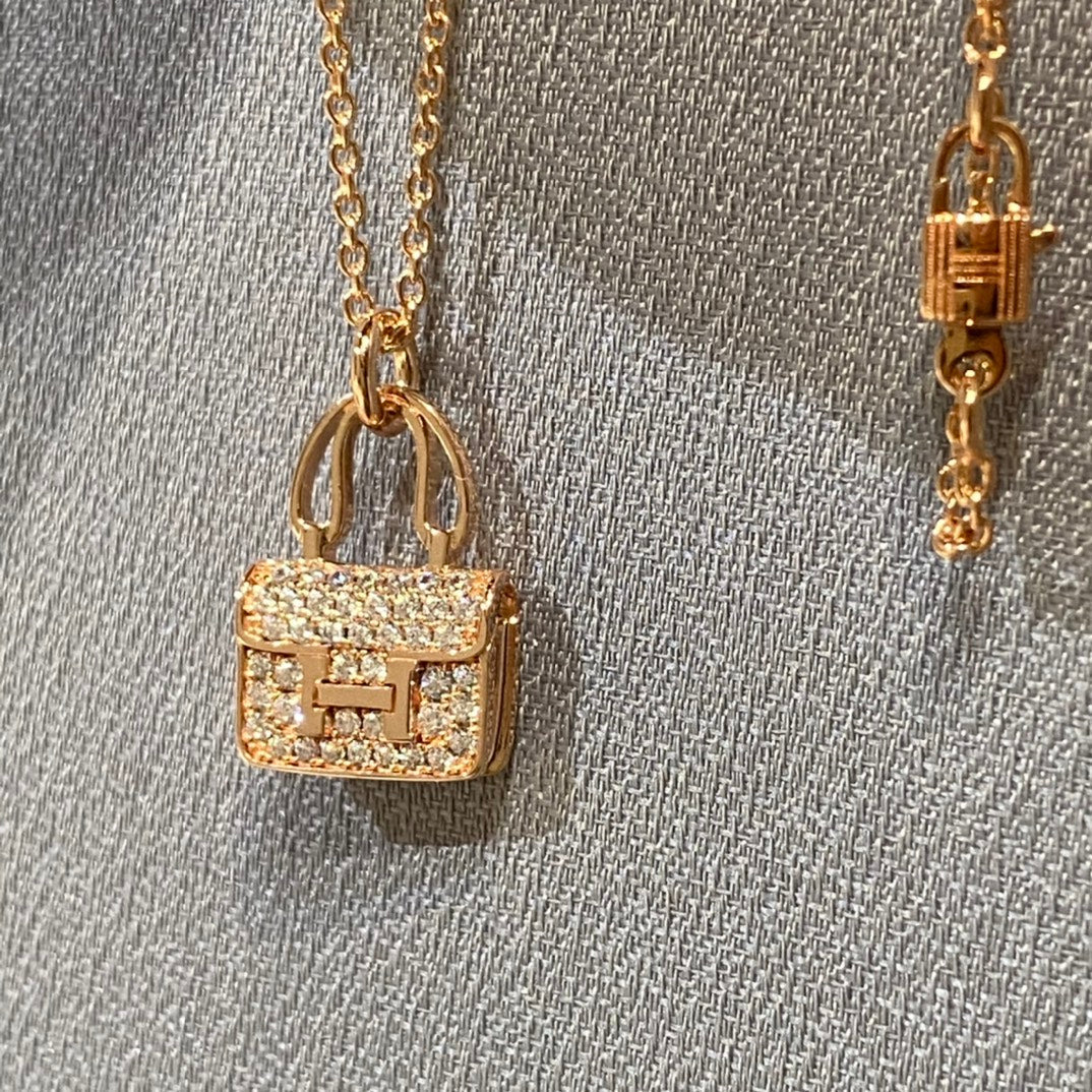 [GALE]CONSTANCE Anhänger-Diamantkette 