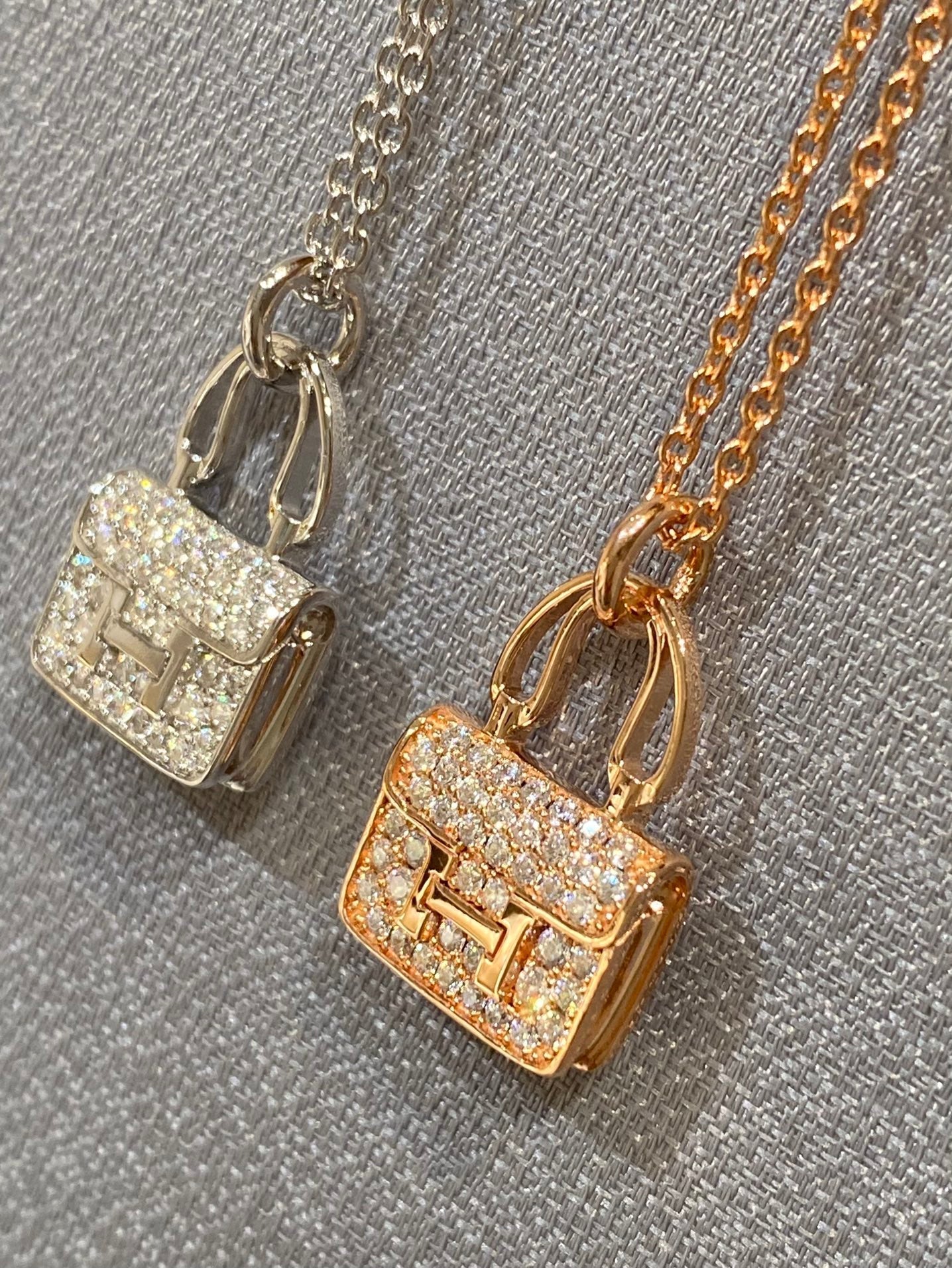 [GALE]CONSTANCE Anhänger-Diamantkette 