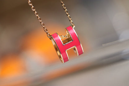 [GALE]POP H ANHÄNGER ROSA GOLD