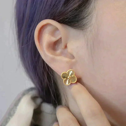 [GALE]CLOVER MEDIUM 1 MOTIFS LASER-OHRRINGE