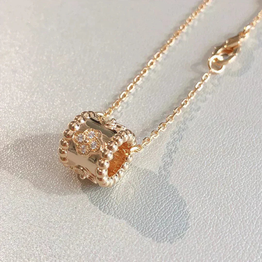 [GALE]PERLEE PEDANT NECKLACE GOLD / ROSE GOLD