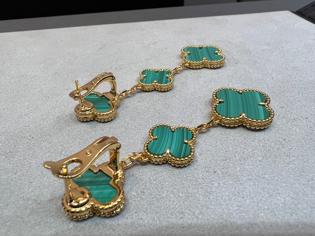 [GALE]CLOVER MALACHIT 3 MOTIVE GOLD 