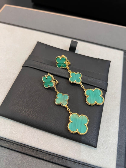 [GALE]CLOVER MALACHIT 3 MOTIVE GOLD 