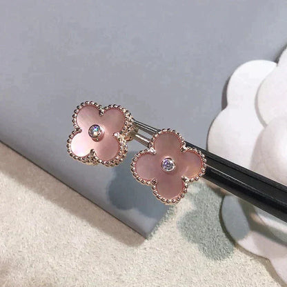 [GALE]CLOVER MEDIUM 1 MOTIFS PINK POP DIAMOND OHREN